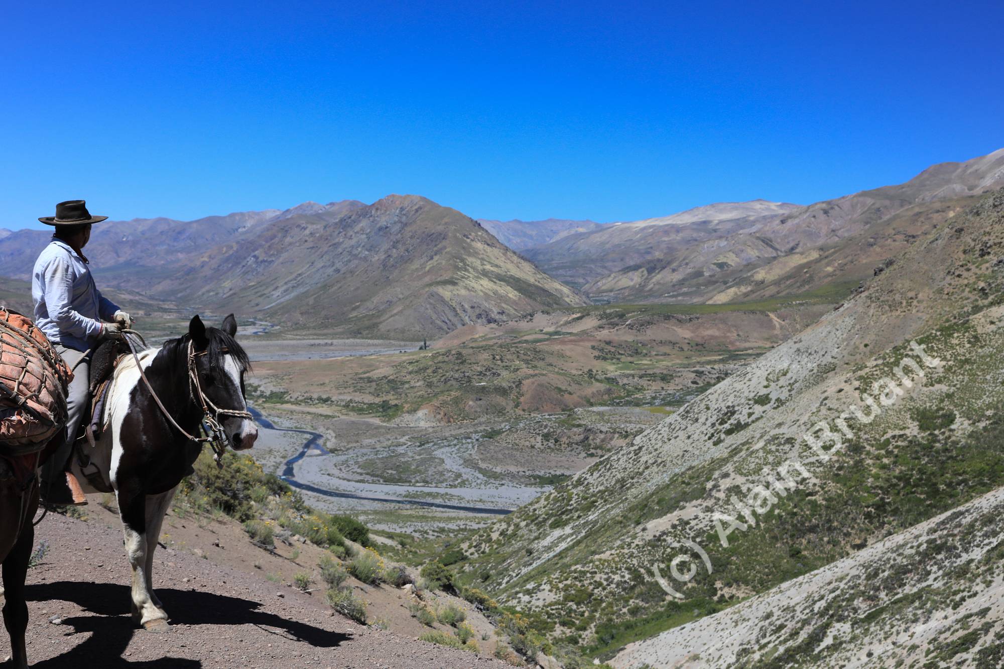 Riding the Chile cordilliere